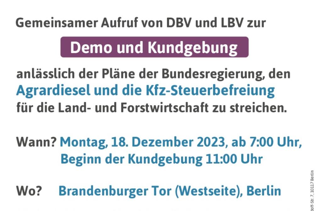 Demo Berlin 18.12.23