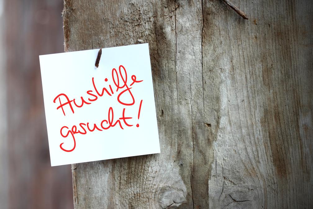Aushilfe gesucht