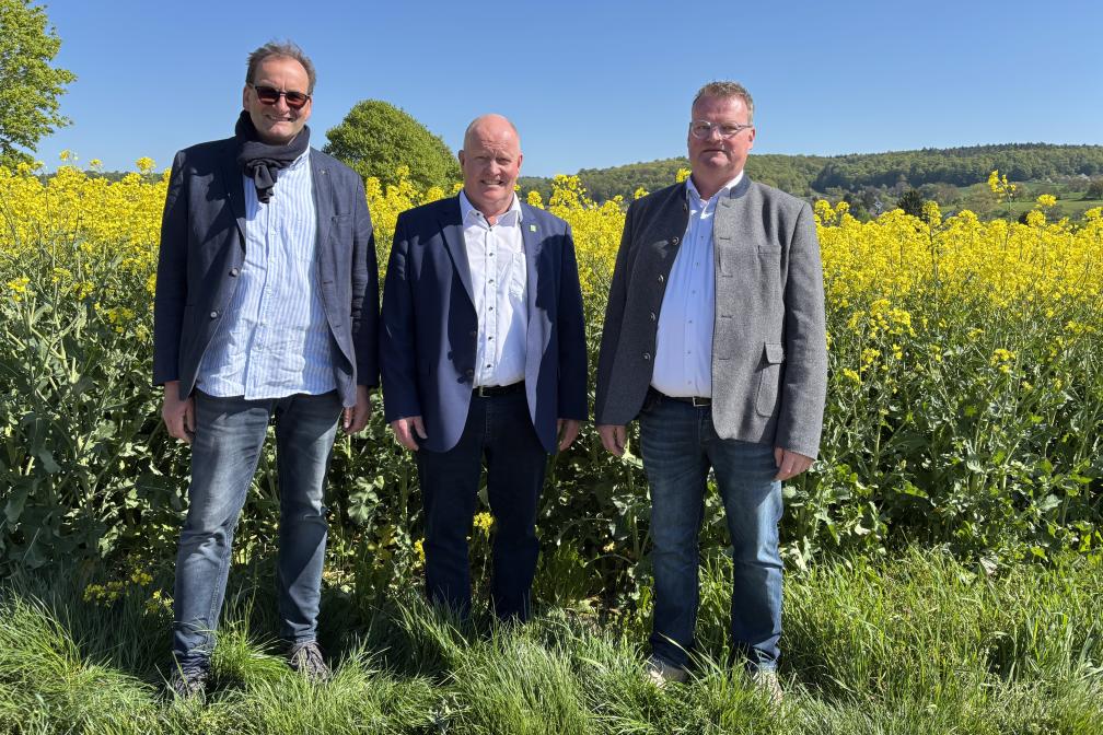 Rapsblütenpressegespräch 2026 Schmal Eller Mäser