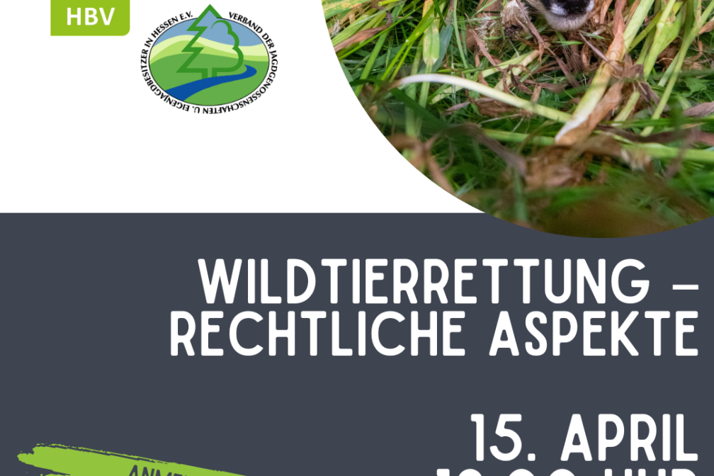 Fit for farming: "Wildtierrettung – rechtliche Aspekte" 