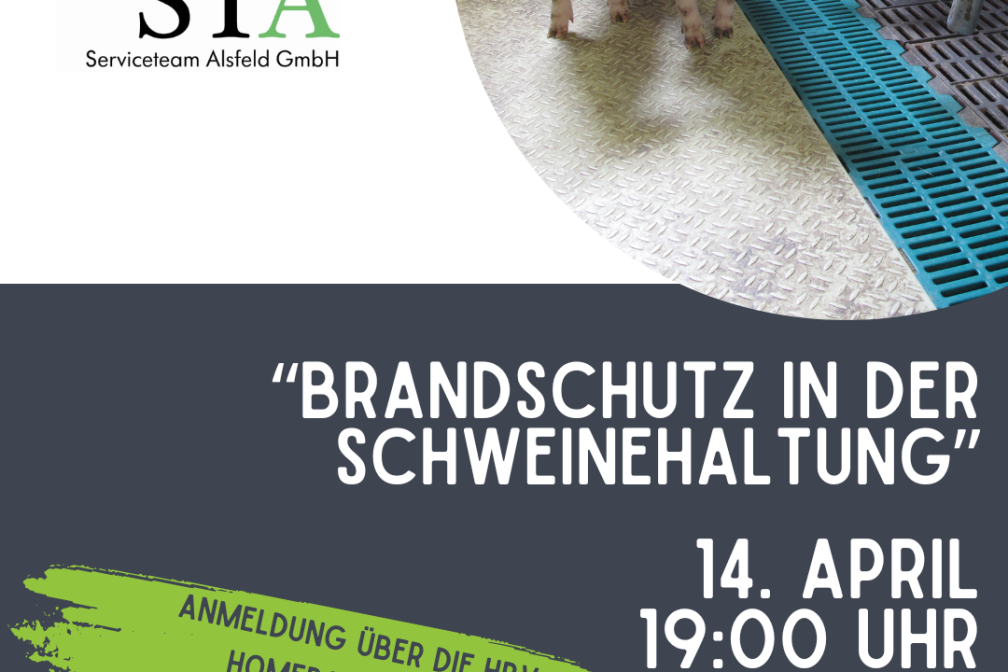 Fit for farming - “Brandschutz in der Schweinehaltung” 