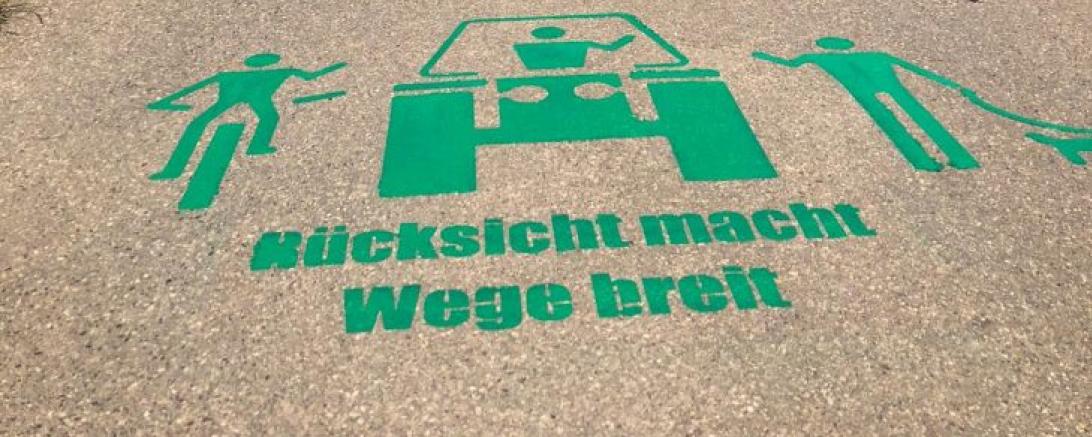 Rücksicht macht Wege breit