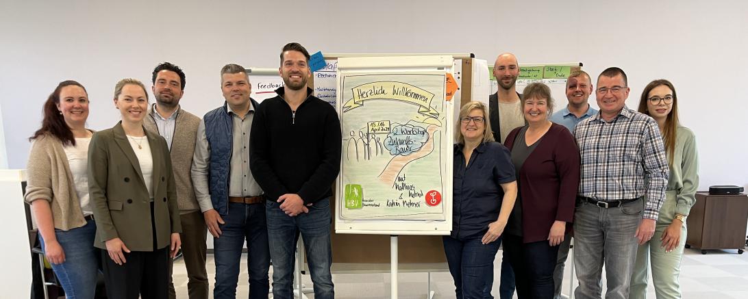 Teilnehmer des ZukunftsBauer-Workshops