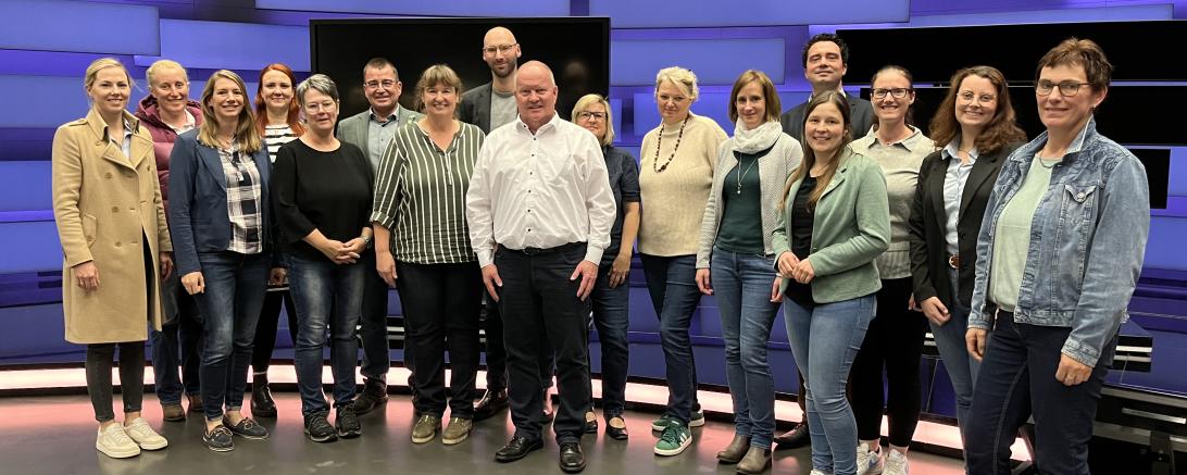 Gruppenfoto Besuch ZDF