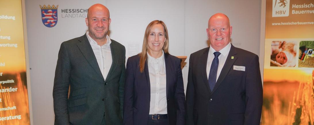 Ingmar Jung, Astrid Wallmann, Karsten Schmal Abend der Agrarwirtschaft 2025