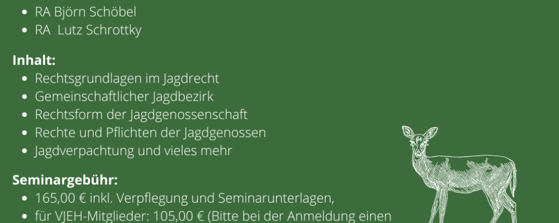 Jagdrechtsseminar