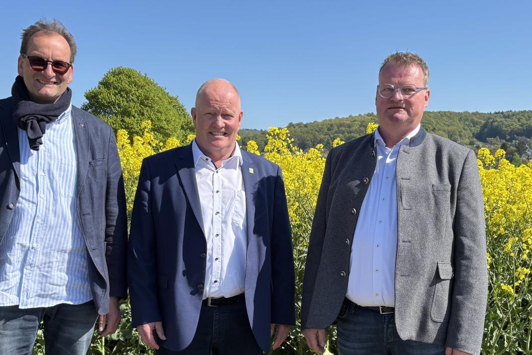 Rapsblütenpressegespräch 2026 Schmal Eller Mäser